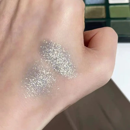 DIKALU Dark Witch ~ Paris Garden Nine Color Eyeshadow Hray Retro French Black Green Contrast Olive Green Small Smoke