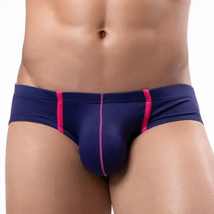 Sissy men underwear ropa interior sexi para hombre Ice Silk gay Low Waist Mesh Breathable boxers & briefs Swimming Bikini trunks