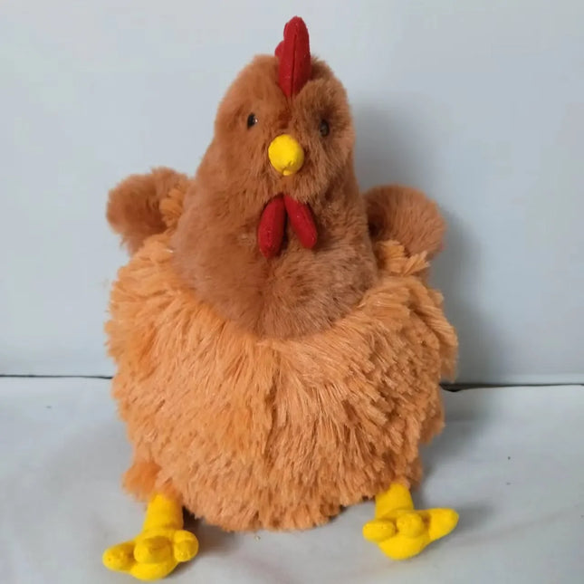 New Simulation Hen & Rooster Plush Doll Soft Stuffed Animal Toy Creative Kids Gift for Children