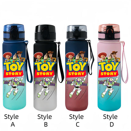 Toy Story Cartoon Drinking Glasses Woody Portable Cup Outdoor Sports Water Bottle Drinking Cup Cartoon Plastic Frosted Kettle