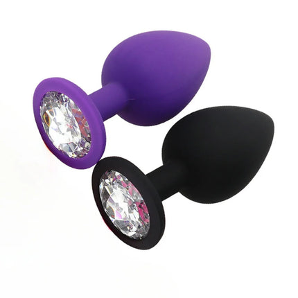 Beginner Friendly Silicone Anal Trainer Butt Plug Set S M L Non-Vibrating Prostate Stimulator for Men Women Gay Couples Toys
