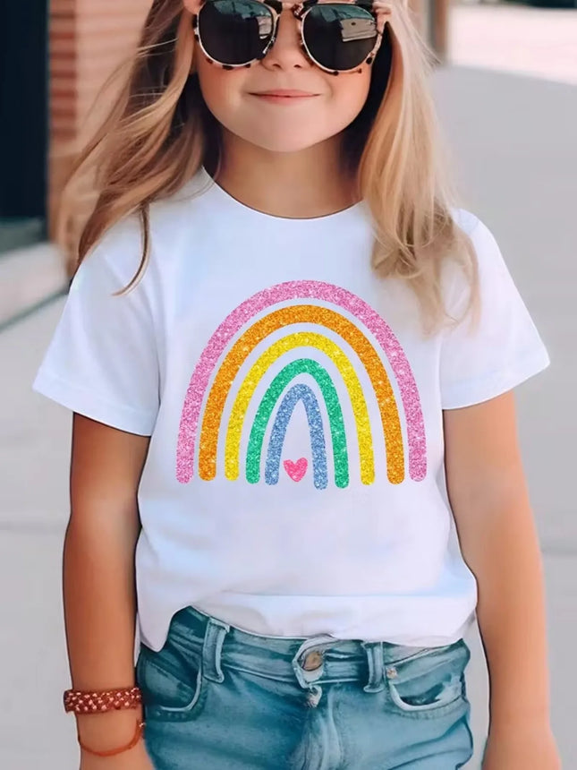 My Little T-Shirt for Kids Music Korean Anime T-Shirt Rap Hip Hop Girl Clothes Gift Cute Children Top