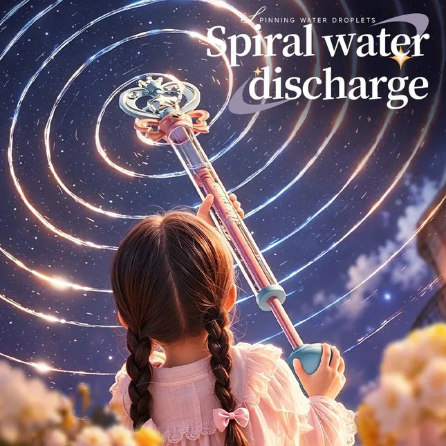 Magic Fairy Wand Water Gun  Summer Water Play Toy Dual Mode Water Cannon for Kids Adults Birthday Gift for Water Battle Outdoor