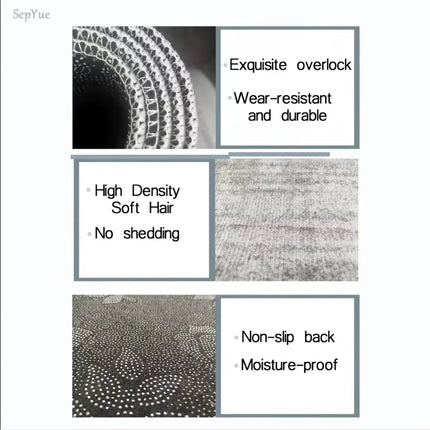 VIKAMA Simple And Retro Line Long Corridor Carpets, Washable Kitchen Carpets, Laundry Room Carpets, And Home Decorations