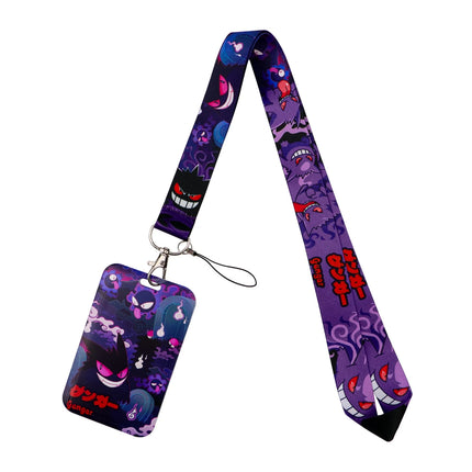 Japanese Anime Monsters Neck Strap Lanyard for Keys Keychain Badge Holder ID Credit Card Pass Mobile Phone Charm Accessories
