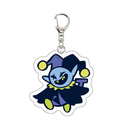 Game Deltarune Susie Kris Berdly Spamton NEO Cosplay Keychain Kawaii Acrylic Keyring Key Chain Bag Accessories Ornament Prop