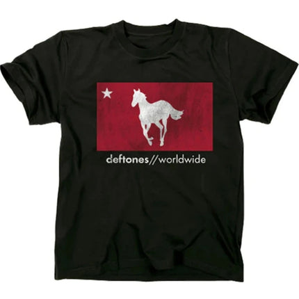 2025 Deftones Cotton Singer Band T-Shirt Men Women Hip Hop Rock Tee Fashion Short Sleeve T-Shirt Summer Oversized T-Shirts Tops