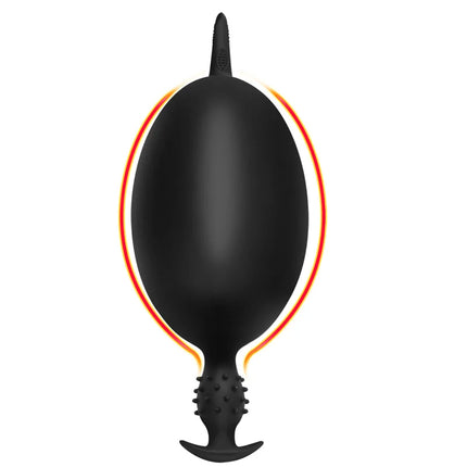 Super Long 5 Beads Inflatable Anal Plug Silicone Column Expandable Big Butt Plug Dildo Pump Ass Dilator BDSM Sex Toy for Couples