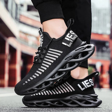YRZL Men's Comfortable Sneakers, Women's Breathable Couple Running Shoes, Mesh Tenis Sport Shoes Size 36-46 Walking Sneakers Men