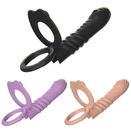 Sex Shop Double Penetration Anal Plug Dildo Big Butt Plug Vibrator For Men Strap On Penis Vagina Plug Adult Sex Toys For Couples