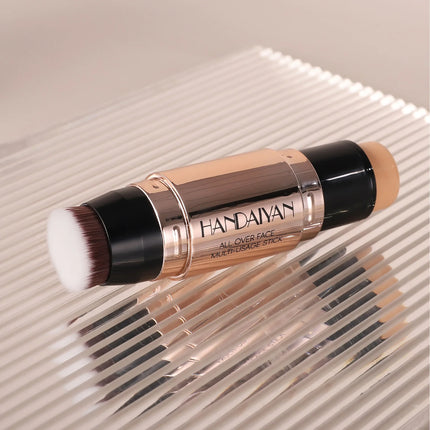 HANDAIYAN Double Head Highlighter Stick Natural Waterproof Silky Smooth Stereoscopic Nose Shadow Concealer Makeup
