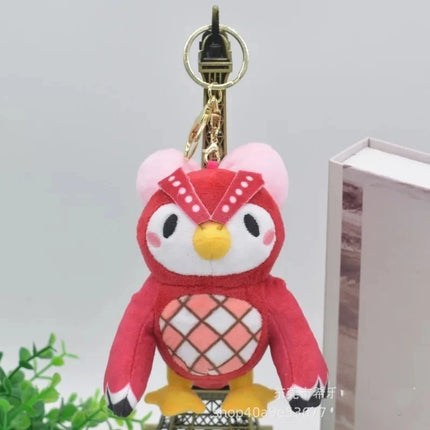 Animal Crossing Plushes Cute Keychain Anime Figure Isabelle KK Brewster Judy Kawaii Backpack Pendant Stuffed Animals Car Keyring