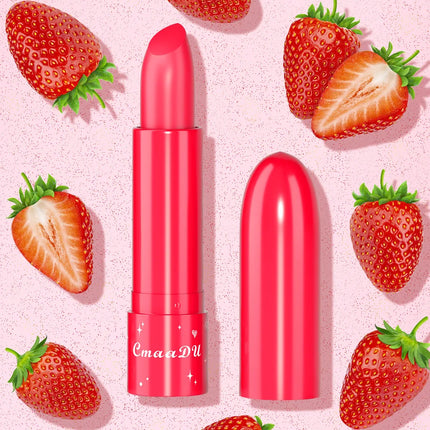 Fruit Color Changing Cherry Red Jelly Lipstick Moisturizing Temperature Change Peach Lip Blam Korean Makeup for Women Lips Care