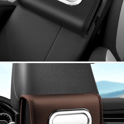 Car tissue box, fashionable leather multi-functional tissue box For Volkswagen VW GTI Passat Polo Golf 3 Jetta Tiguan Touran