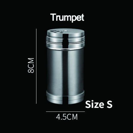 JJYY Salt Sugar Bottle Rotating Cover Multi-purpose Stainless Steel Kitchen Gadgets Spice Pepper Shaker Spice Jar Seasoning Can