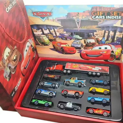 Instock 6pcs/Set Pixar Car 3 Lightning M/C/Queen Jackson Storm Mack Truck 1:55 Diecast Metal Car Model Toy Boy Christmas Gift