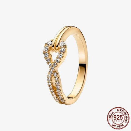 925 Sterling Silver Open Ring Style CZ Paved Heart Butterfly Flower Colorful Gemstone Ring For Women Daily Wear Jewelry Gift