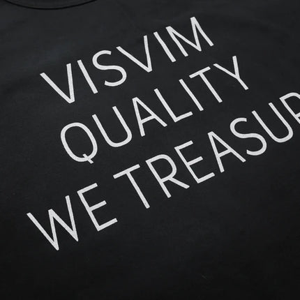 26SS Visvim Stitch Box Label T Shirt Japan Men Women High Quality Simple Print Label Short Sleeve Loose T-shirt Tops Tee