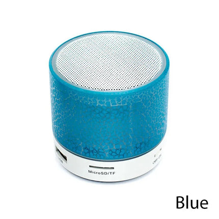 Bluetooth Mini Speaker Wireless Sound Box Colorful LED TF Card USB Subwoofer Portable MP3 Music Player For PC Phone