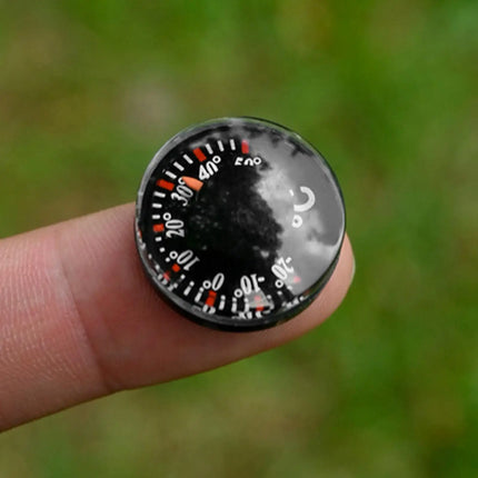 Mini Circular Thermometer Scale Measurement Tool High Accuracy Thermometer Office Practical Plastic Waterproof Dial Car Interior