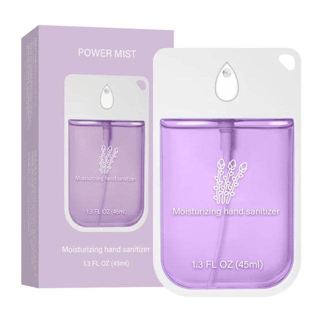 Travel Hand Sanitizer Mist 1.28oz/45ml - No-Rinse Water-Type Spray for Kids & Adults, Portable Instant Clean for Travel.