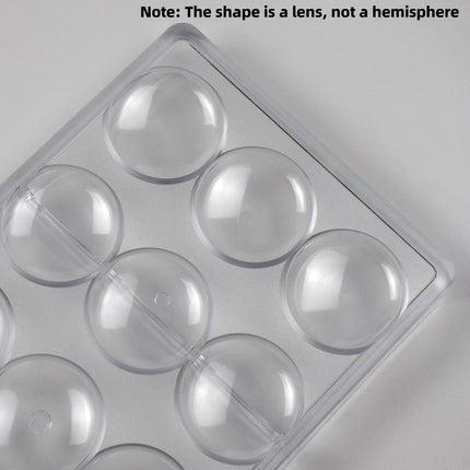 Chocolate Mold 15 Cavity Polycarbonate Chocolate Moulds Volcano Candy Bonbons Forms Confectionery Baking Tools φ1.58"xH0.24"