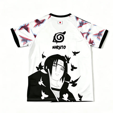 2026 New Anime Naruto Uchiha Itachi Jersey Manga Style Men's and Women's Summer Casual 3D Printed T-Shirt