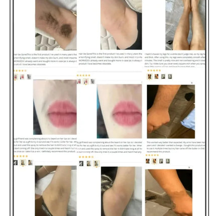 Hair removal spray powerful hair part healthy painless hair removal growth inhibitor male and female body care Korean products