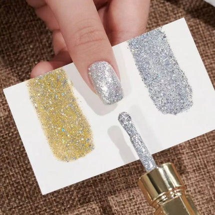 XEIJAYI 15ML Gel Nail Polish Sequin Series Colorful Gel Nail Polish Soak Off UV Gel Varnish Nail Art Gel Polish DIY