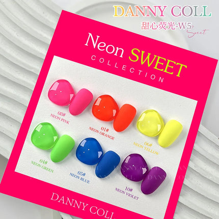 Fluorescent Color Gel Nail Polish Set Summer Neon Gel Semi Permanent Varnishes Nail Art Manicure Soak Off UV LED Gel Polish 15ml
