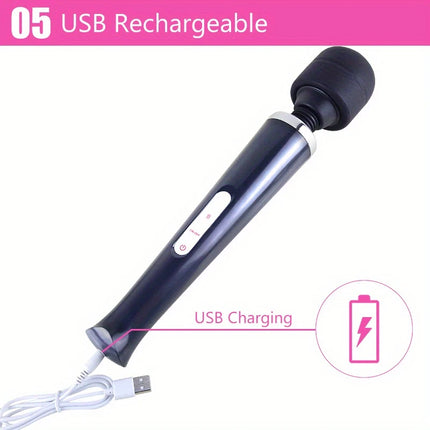 1pc Magic Massage Vibrator for Women USB Charging AV Stick Female Clitoris Stimulator G Spot Massager Built-in Lithium Battery
