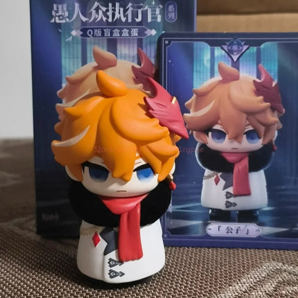 Genuine Product Genshin Impact Fools Executive Series Q Blind Box Mini Doll Collection Desktop Ornamen Christmas Birthday Gifts