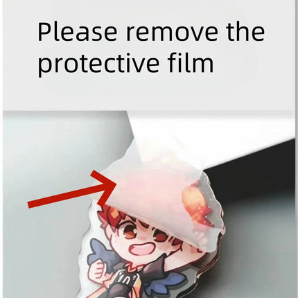 Anime acrylic keychain -Vaggie Alastor Cute Y2K Cartoon Pendant, suitable for bags and keys, perfect gift for fans car key bag