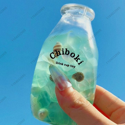 Boba Bottle Stress Ball Squishy Toy Water Bottle Fidget Toys ASMR Sensory Novelty Toys For Kids and Adults Anti Stress Relief