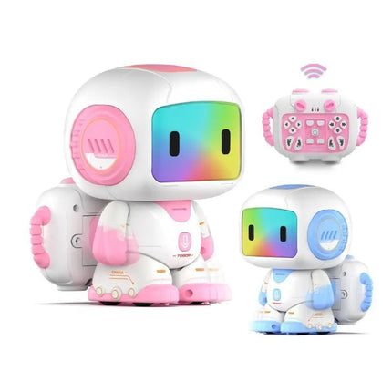 Remote Control Robot Touch Programmable Electric Dancing Music Rgb Led Lights Interactive Electronic Toy For Indoor Hobby