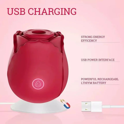 Powerful Sucking Vibrator for Women Tongue Licking Clitoris Vagin Stimulator Female Vacuum Oral Nipple Sucker Adults Sex for Toy