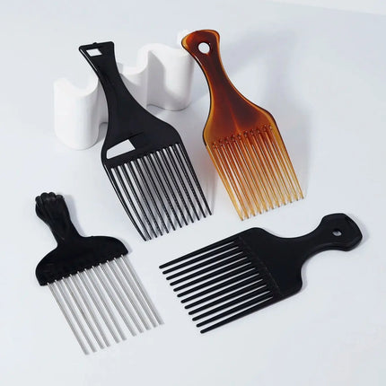 4pcs wide toothed comb set, suitable for home hair styling, salon hair tools, anti-static,special for real hair wigs