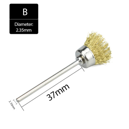 2.35MmX10Pcs Dental Polishing Wheel Wool Cotton Polishing Brushes Polishers for Rotary Tools Jewelry Buffing Polishing Wheel
