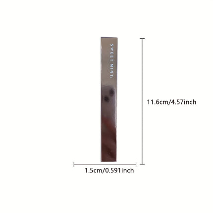 Sweet Mint Slim Tube Mascara - Black, Smudge-Proof, Lengthening Curling, Perfect for Party Music Festival Valentine's Gift