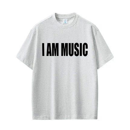 Famous Rapper Playboi Carti I AM MUSIC Same Style Logo Tops Men Fashion Rap Opium Merch Tee Hip Hop Oversized Fans T-shirts
