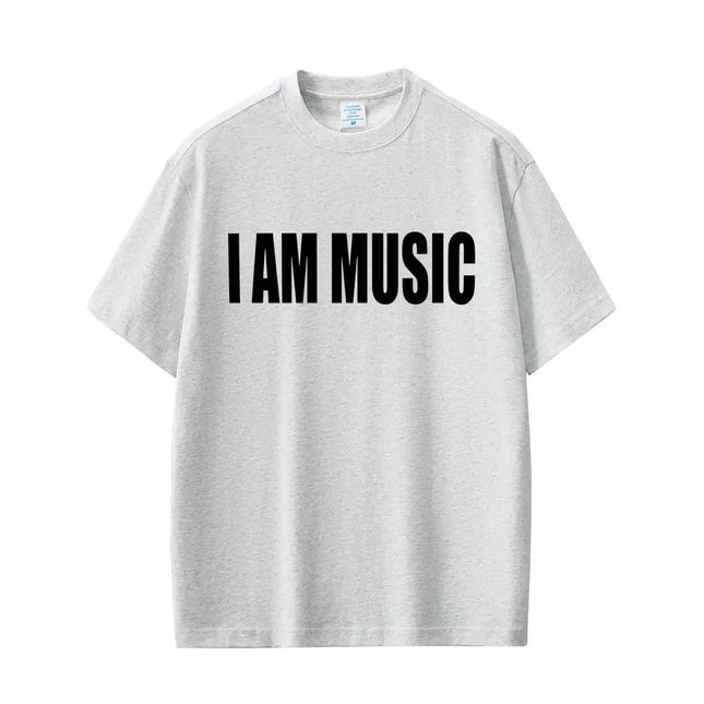 Famous Rapper Playboi Carti I AM MUSIC Same Style Logo Tops Men Fashion Rap Opium Merch Tee Hip Hop Oversized Fans T-shirts