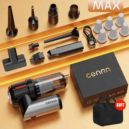 CENRR 998000PA Car Vacuum Cleaner Portable Handheld Wireless Strong Suction Car Cleaner Cleaning Machine Mini Vacuum Cleaner