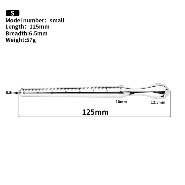 Food grade 304 Stainless Steel Urethral Dilator with Scale Penis Plug for Male Masturbator Penis Inserts Stimulation SexToys