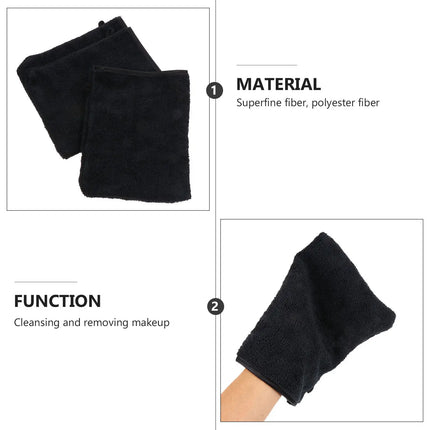 3Pcs Cleansing Gloves for Woman Soft Makeup Remover Gloves Exfoliating Face Washing Mitts Ideal Gift for Daily Shower Routine