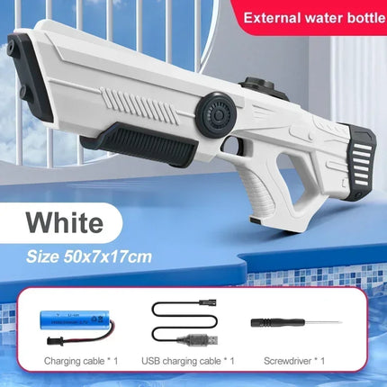Automatically Water High Pressure Electric Water Gun Toys for Kids Summer Outdoor Pool Fight Games Children Water Toys Boys Gift