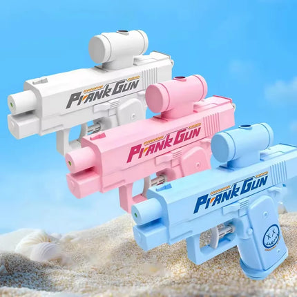 Handheld Manual Water Gun Prank Two-Way Spray Watergun Toys Summer Outdoor Beach Swimming Pool Water Pistol Toy For Children