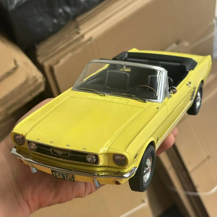 Defective Norev unboxed 1/18 scale Ford Mustang Haedtop Coupe alloy collectible car model ornaments souvenir die-cast metal toy