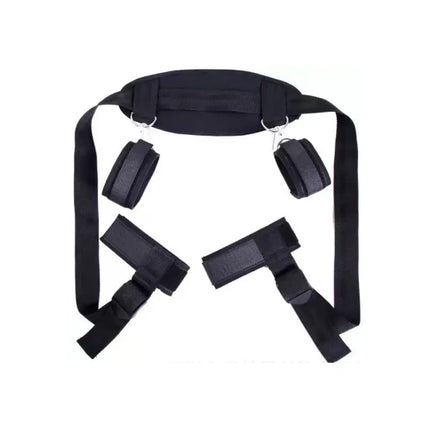 Female Handcuff Neck Collar Wrist Mouth Gag Strap Fetish SM Sex Toys Woman Couples Bdsm Bondage Set Restraint Adult Game Product