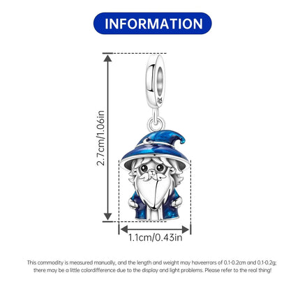Orstarry Charm Silver 925 Beads Blue Series Fit Bracelet Charms DIY Original Fashion Pendants For Women Jewelry Trendy Gifts