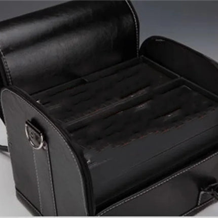 Close-Up Leather Bag - Glaze Magic Tricks Magicians Carrying Bag Stage Street Accessories Illusions Props Gimmick Mentalism